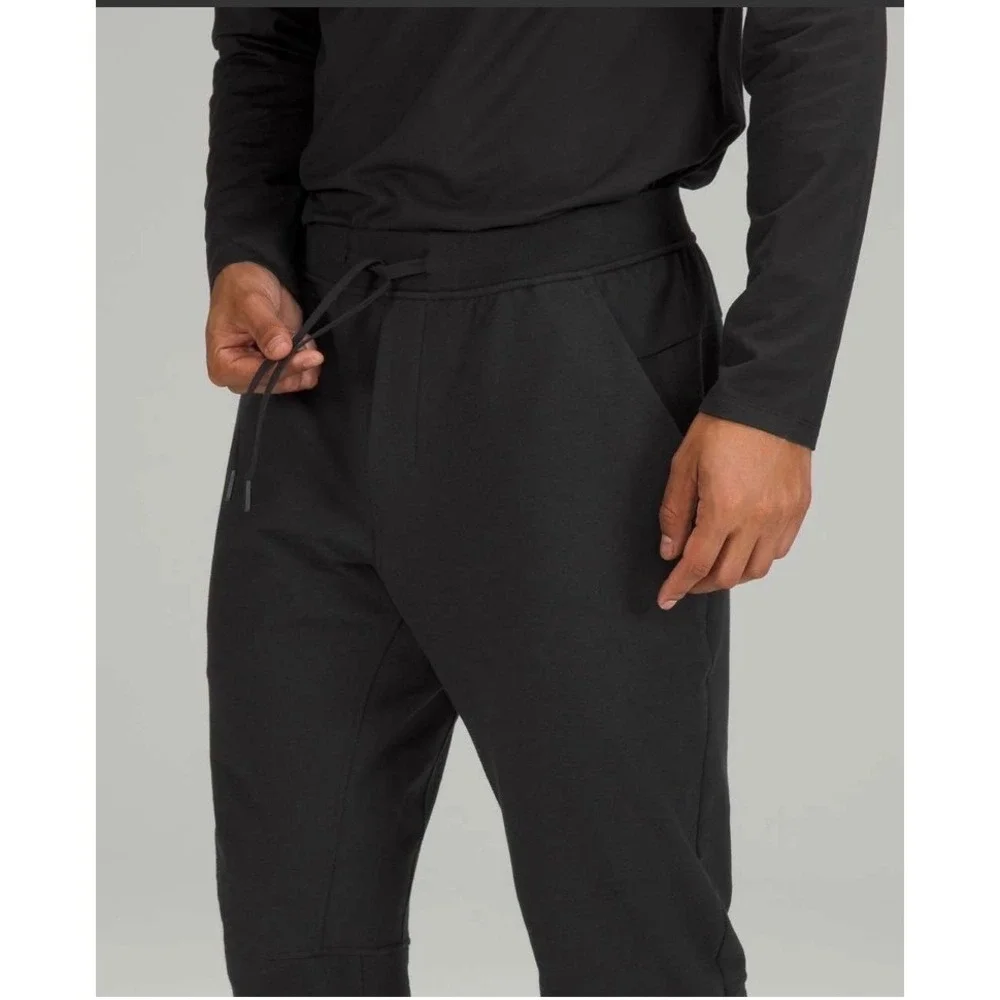 Lululemon City Sweat Jogger Men Black Reflective Tapered Slim Fit Athleisure  M‎
